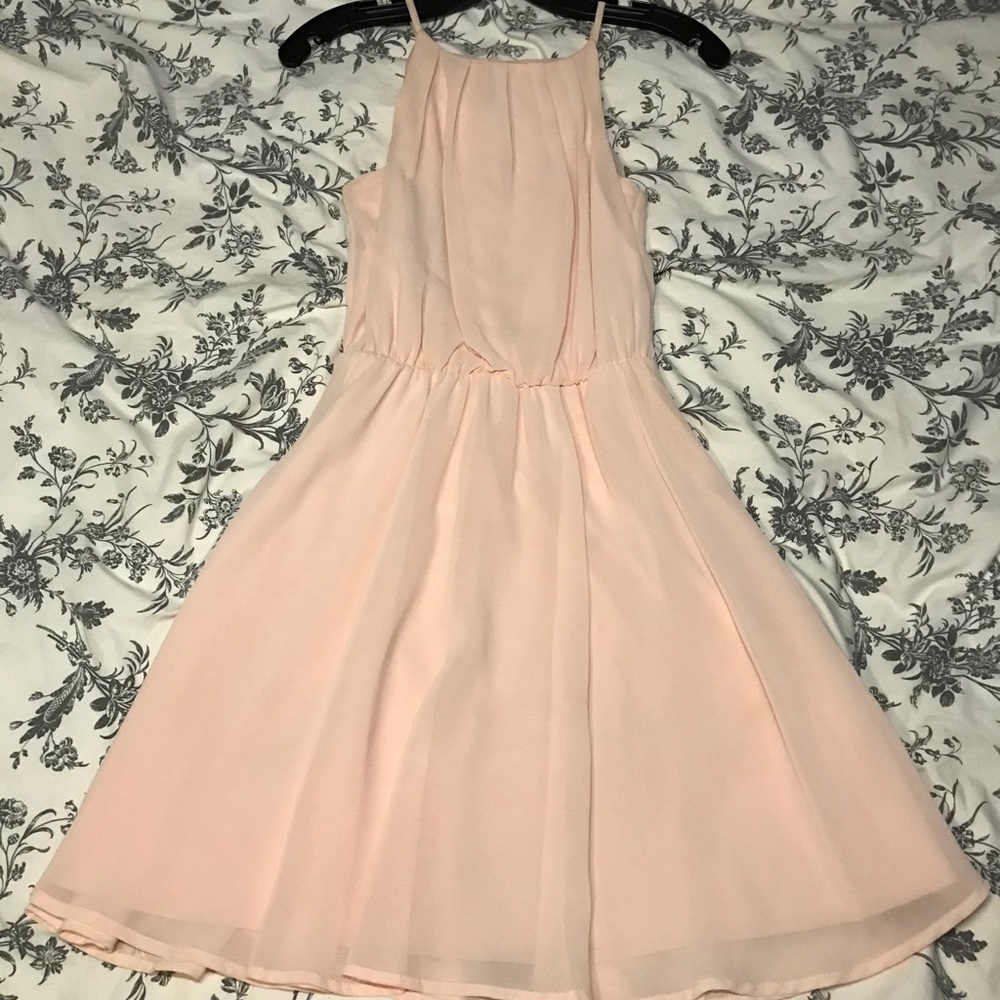 Blush pink dress